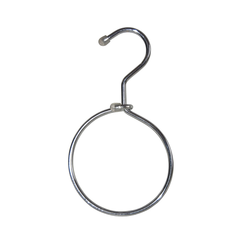 Chromed ring hook