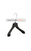 Plastic hanger 26 x 3 cm - black