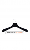 Coat hanger 40 x 4,5 cm - black velvet