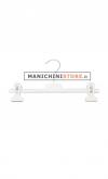 Plastic clip hanger 36 cm - white