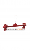 Clip hanger 40 cm - dark red velvet