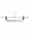 Metal clip hanger 40,5 cm - chromed