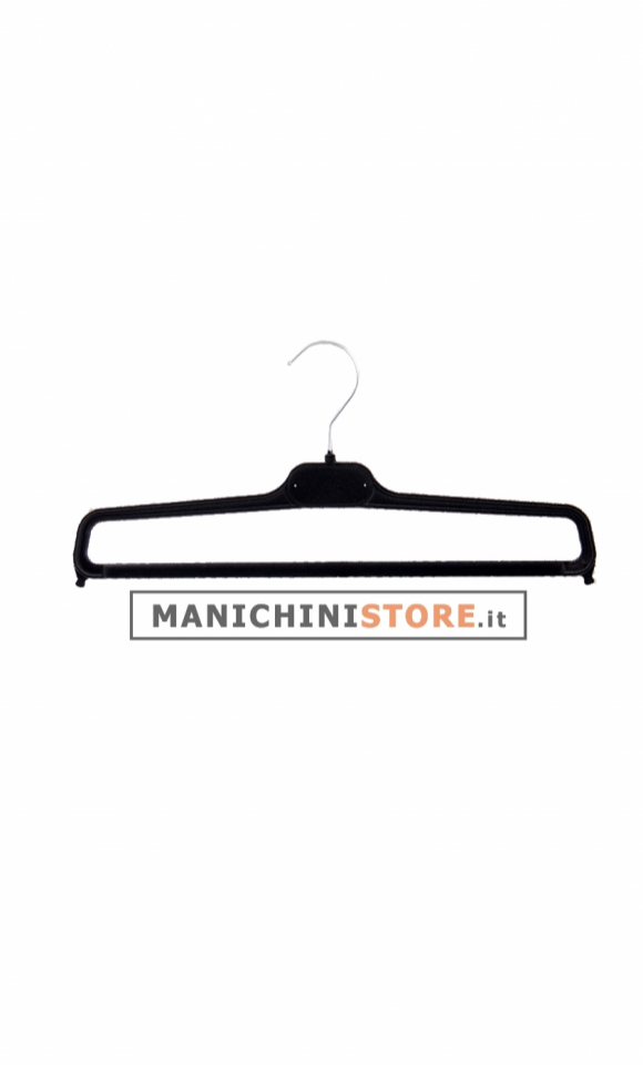 Trouser bar hanger 35 cm. Black Velvet