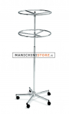 Floor lamp double round tube