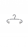 Underwear pearl clip hanger - grey