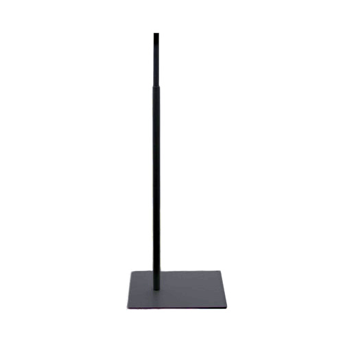 Height adjustable black rectangular base