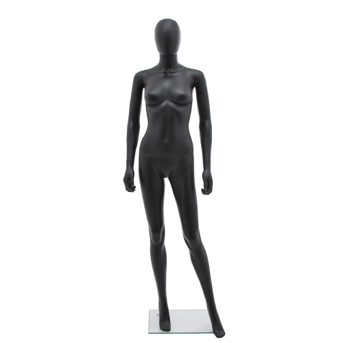 Rental of 1 female mannequin with egg head - black