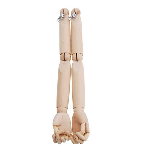 Male wooden jointed arms