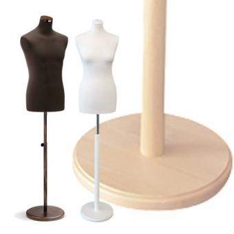 Sartorial busts with round base