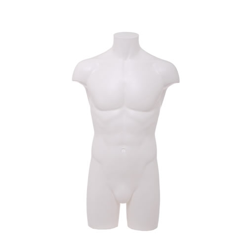 Busto manichino uomo NEW precolorato bianco