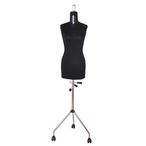 Tailor female bust in variable size 42-54 - base with wheels