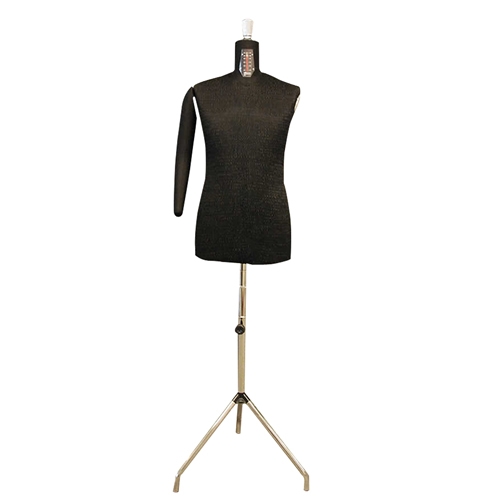 Variable size tailor male bust 44-54 with arm