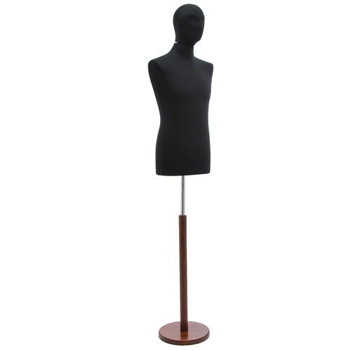 Busto uomo TG.48 con Testa - Nero