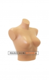 Female half bust for beachwear and underwear - skin tone