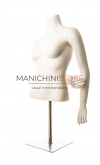 Busto donna con base da banco 