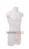 Busto manichino uomo NEW precolorato bianco