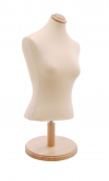 Busto donna da banco in tessuto Beige