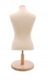 Busto donna da banco in tessuto Beige