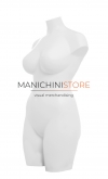 Plus size female white bust