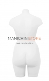 Plus size female white bust