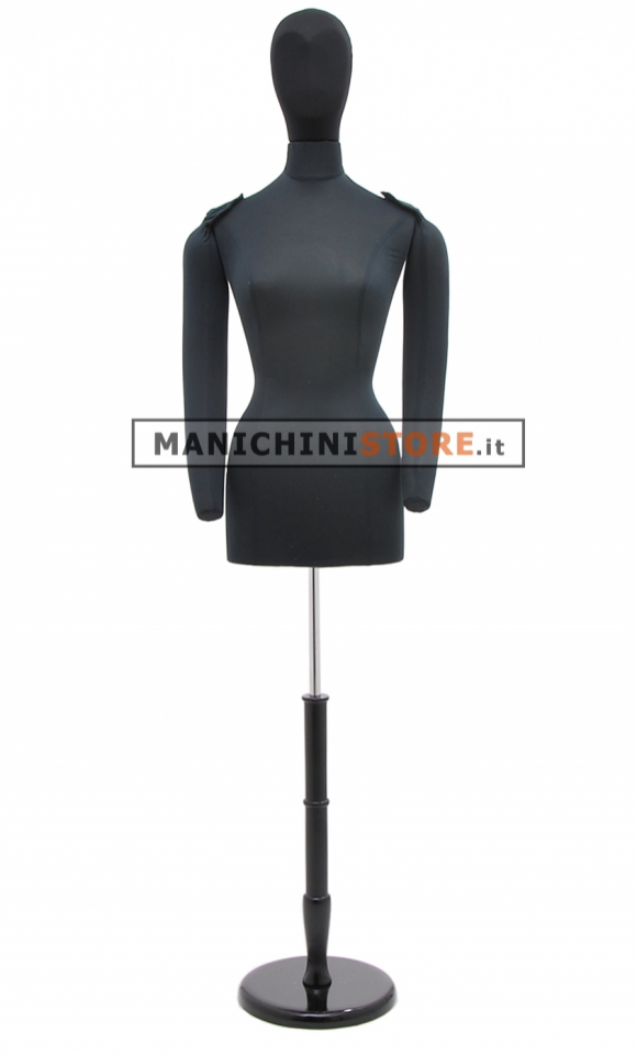 Professional tailor female bust with head and arms - size 40/42 Small+