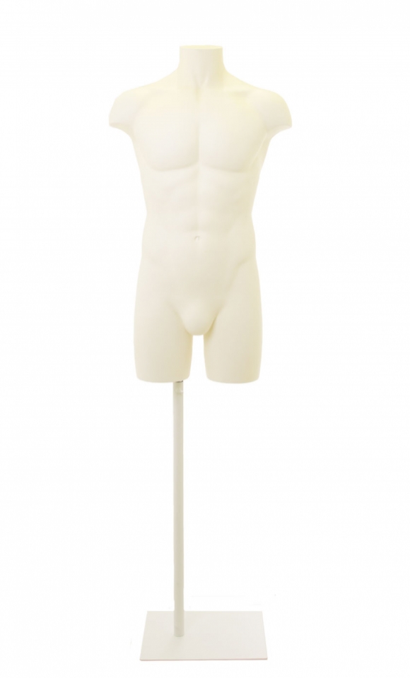 Busto manichino uomo con base - usato