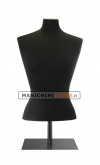 Busto donna black lycra con base da banco