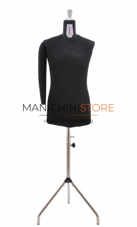 Variable size tailor male bust 44-54 with arm