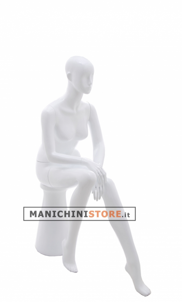 Female mannequin Chance - 4LZ Glossy White