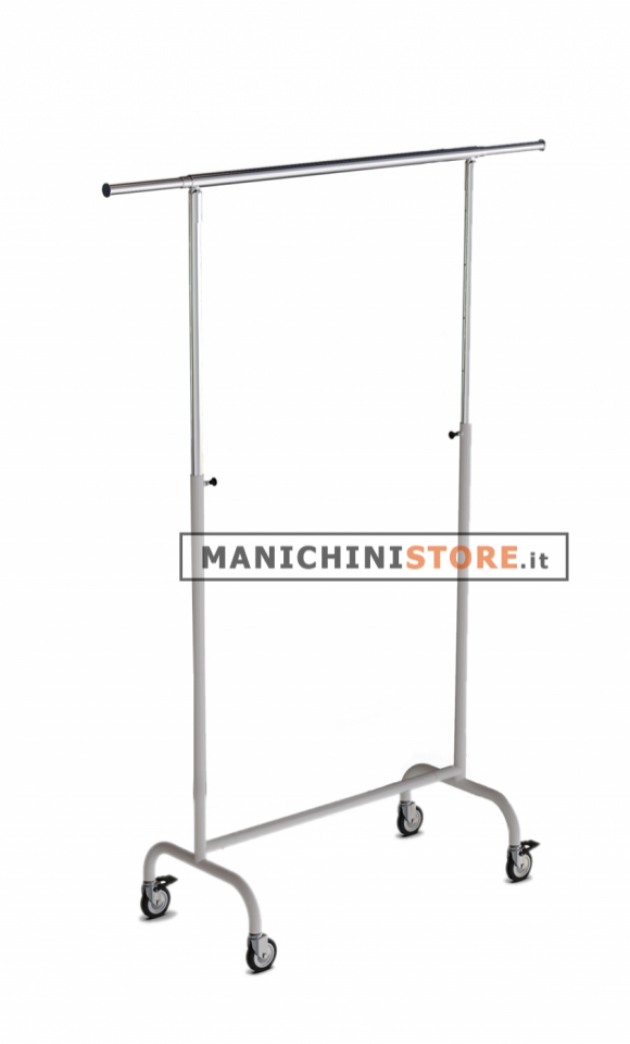 Stackable clothes rack with adjustable height