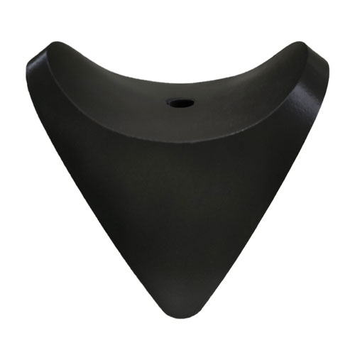 Black V-neck accessory for F series e-commerce mannequins