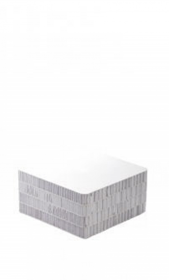 Cubo espositivo in cartone riciclato bianco 16