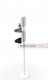 Hand sanitizer dispenser stand - white