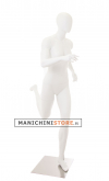 Egg head female sport mannequin - Runner white