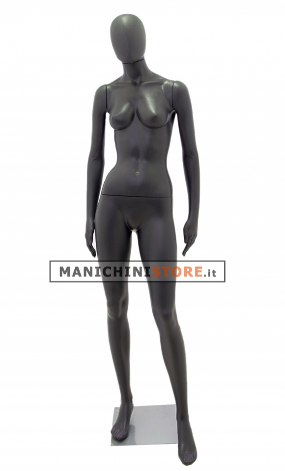 Egg head female mannequin - Lead color