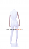 Ecowood female mannequin with wooden arms without head