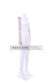 Ecowood female mannequin with wooden arms without head