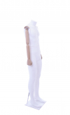 Ecowood male mannequin with wooden arms without head