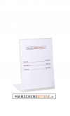 Plexiglass price holder - small