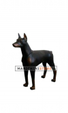 Doberman dog for shop window display - REALISTIC