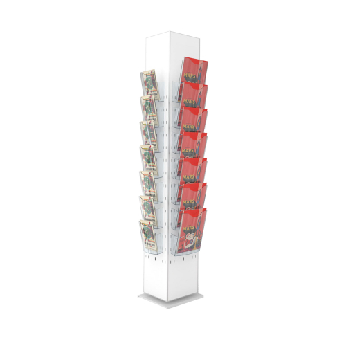 Rotating catalogs display holder - 4 sides