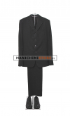 Suits display with trouser bar