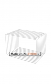 60 cm white iron wire display stand