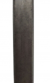 Square tube base in raw iron