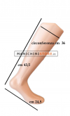 Male leg socks display - skin