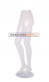 Transparent woman legs with metal base