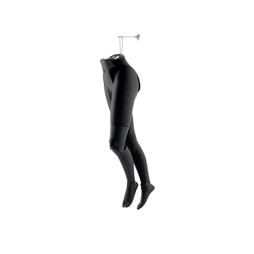 Articulated woman legs with wall bracket