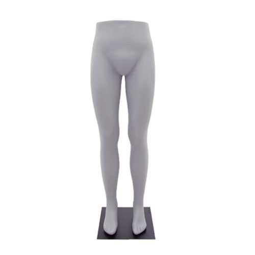 High waist male legs with metal black base