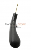 Coat hanger 50x7 cm - black plastic