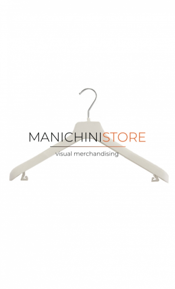 Plastic hanger 42x5 cm - White 